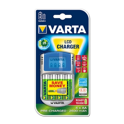 Varta Battery Charger LCD-Charger AA/AAA in the group OTHER BATTERIES / AA / AAA / 9V - BATTERIES at TH Pettersson AB (30-VAR 57070)